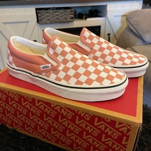 Vans Classic Slip on Rosette Checkerboard